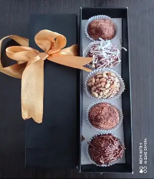 Sorprendela con trufas de chocolate