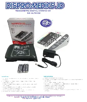 Tensiometro digital kardyo 300